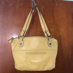 Fossil leather bag